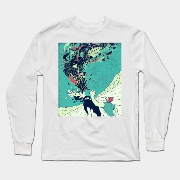 Epiphany (green) Long Sleeve T-Shirt by Antoine Doré